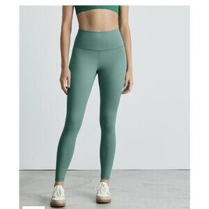 NWT Everlane The Perform Ankle Leggings Extra High Rise Stretchy Mint Green SM